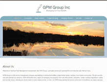 Tablet Screenshot of gpmgroupinc.com